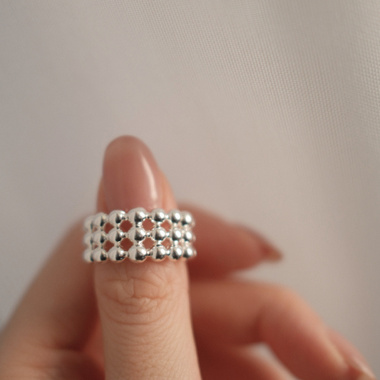 Carly Layered Bead Ring