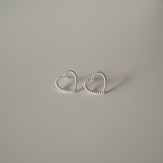 Delilah Heart Earrings